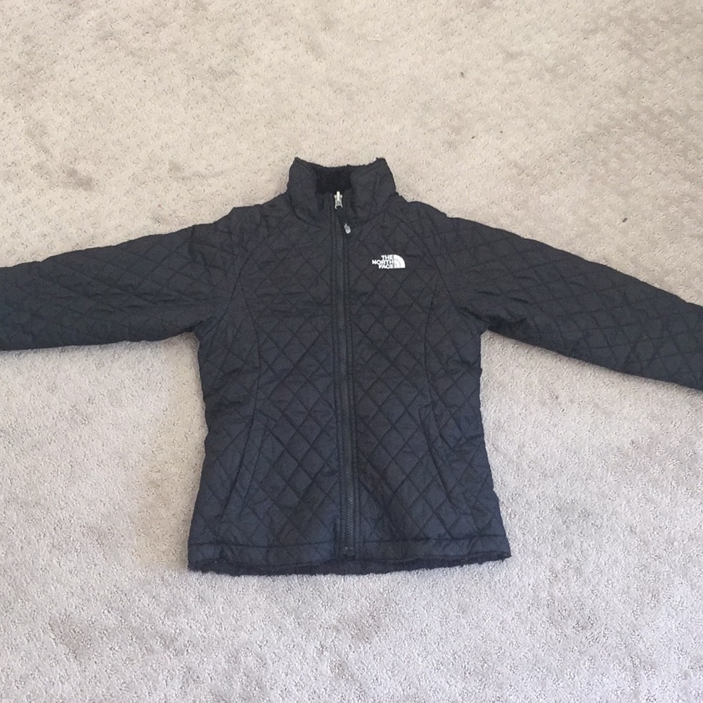 Girls The North Face Black Reversible Jacket